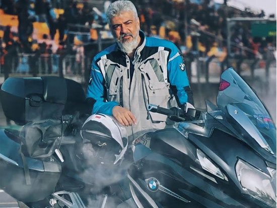 Star Actor Ajith Motorcycle Tour Pics